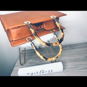 Faux Leather Handbag